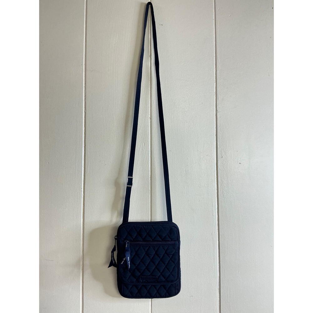Vera Bradley Crossbody Bag‎ Women's One Size Navy Quilted Floral Interior